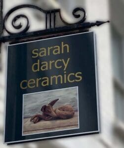 Sarah Darcy Ceramics Gantry shop sign - Sarah D'Arcy Ceramics Sarah Darcy Ceramics Gantry shop sign