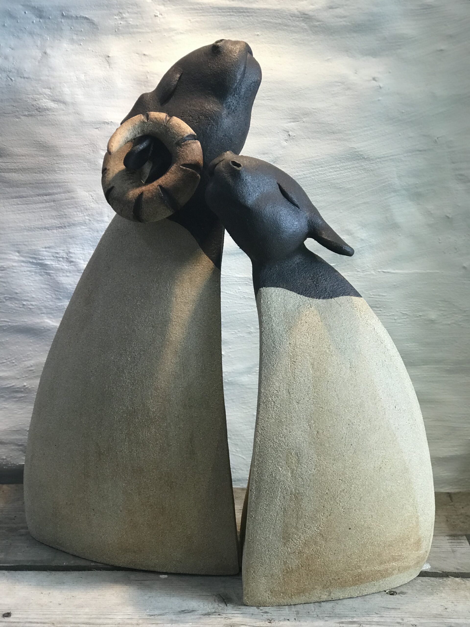 Sheep Contemporary Ram & Ewe - Sarah D'Arcy Ceramics Sheep Contemporary Ram & Ewe