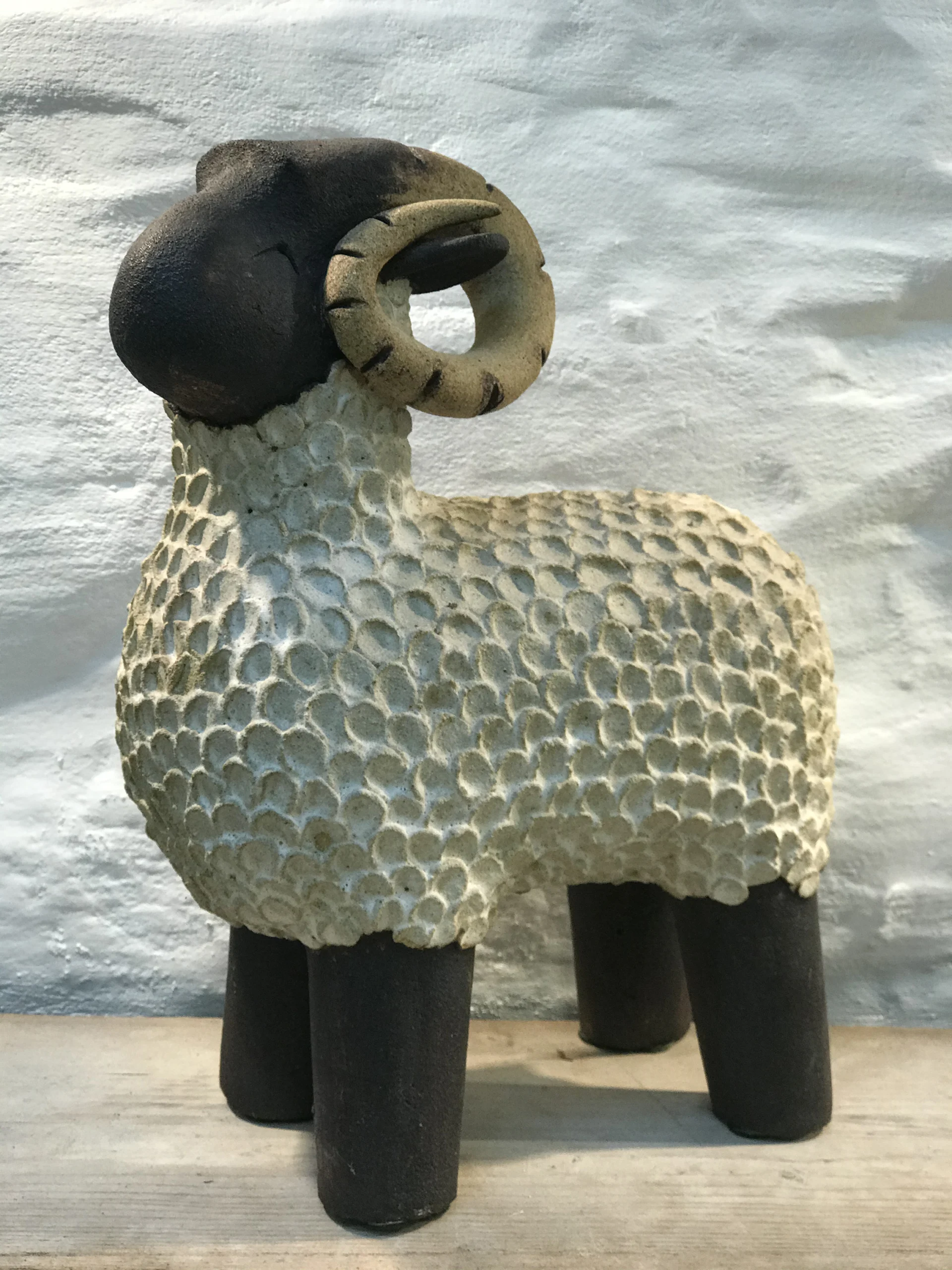 Sheep Ram Standing - Sarah D'Arcy Ceramics Sheep Ram Standing